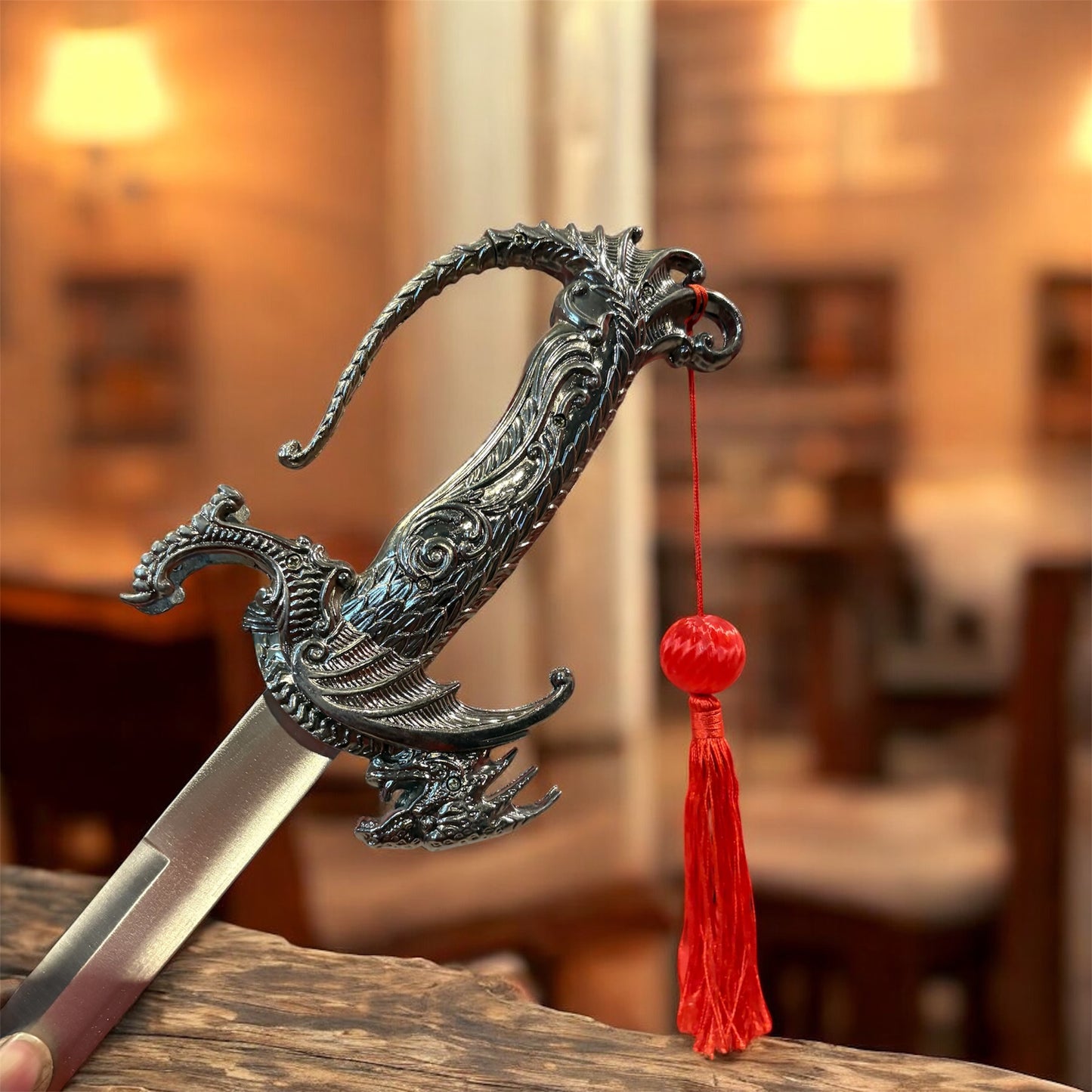 Silver Dragon Swords