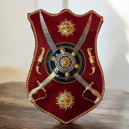 Royal Sword & Shield Wall Decor