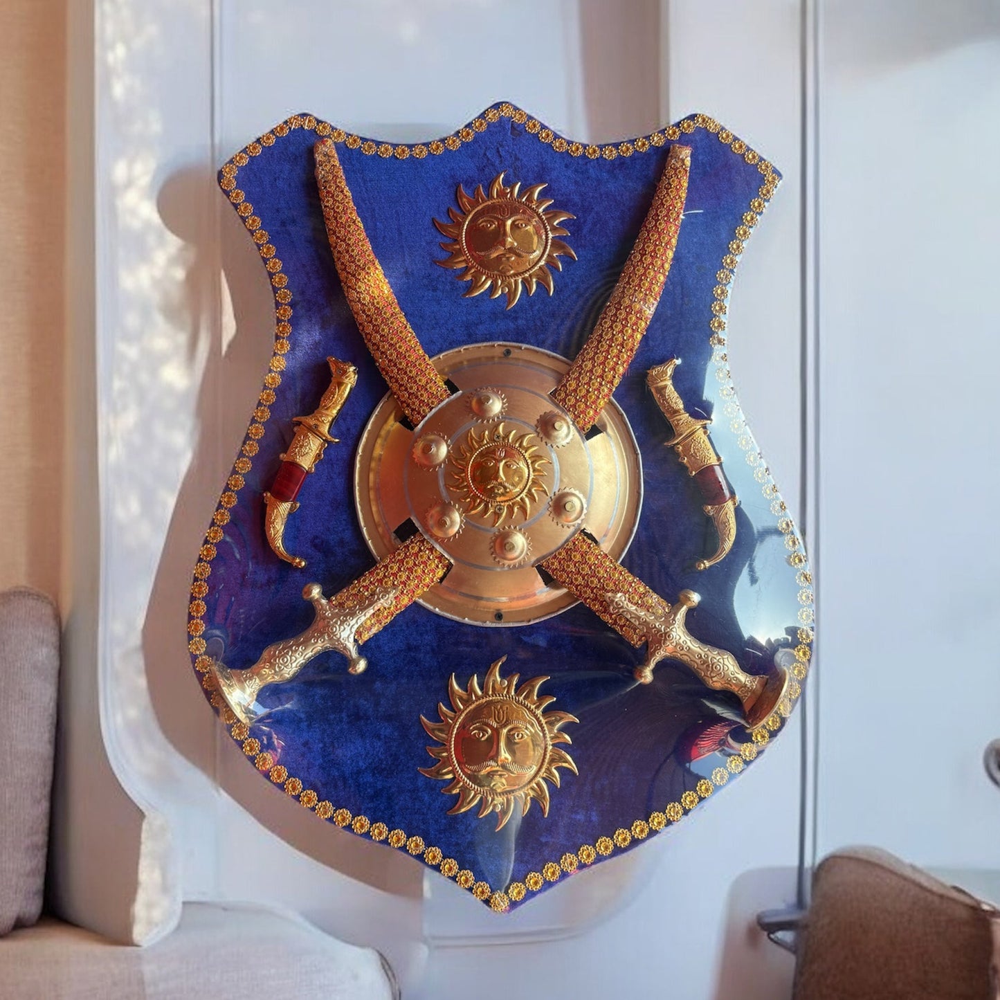 Royal Sword & Shield Wall Decor