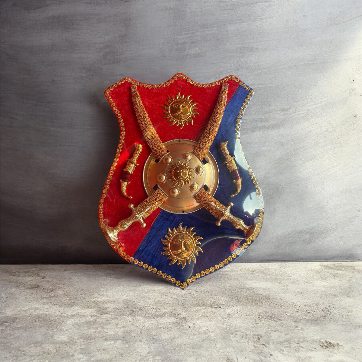 Royal Sword & Shield Wall Decor