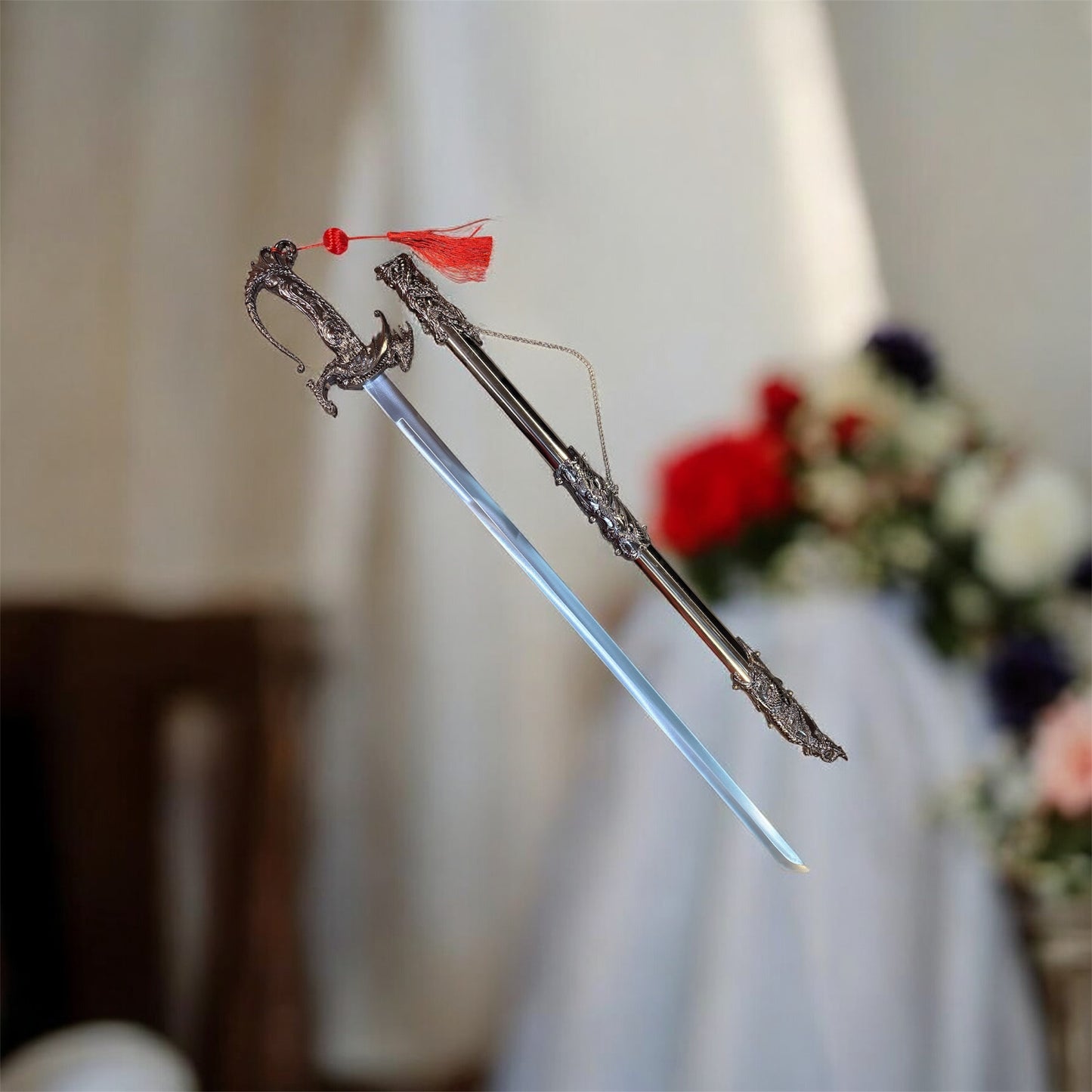 Silver Dragon Swords