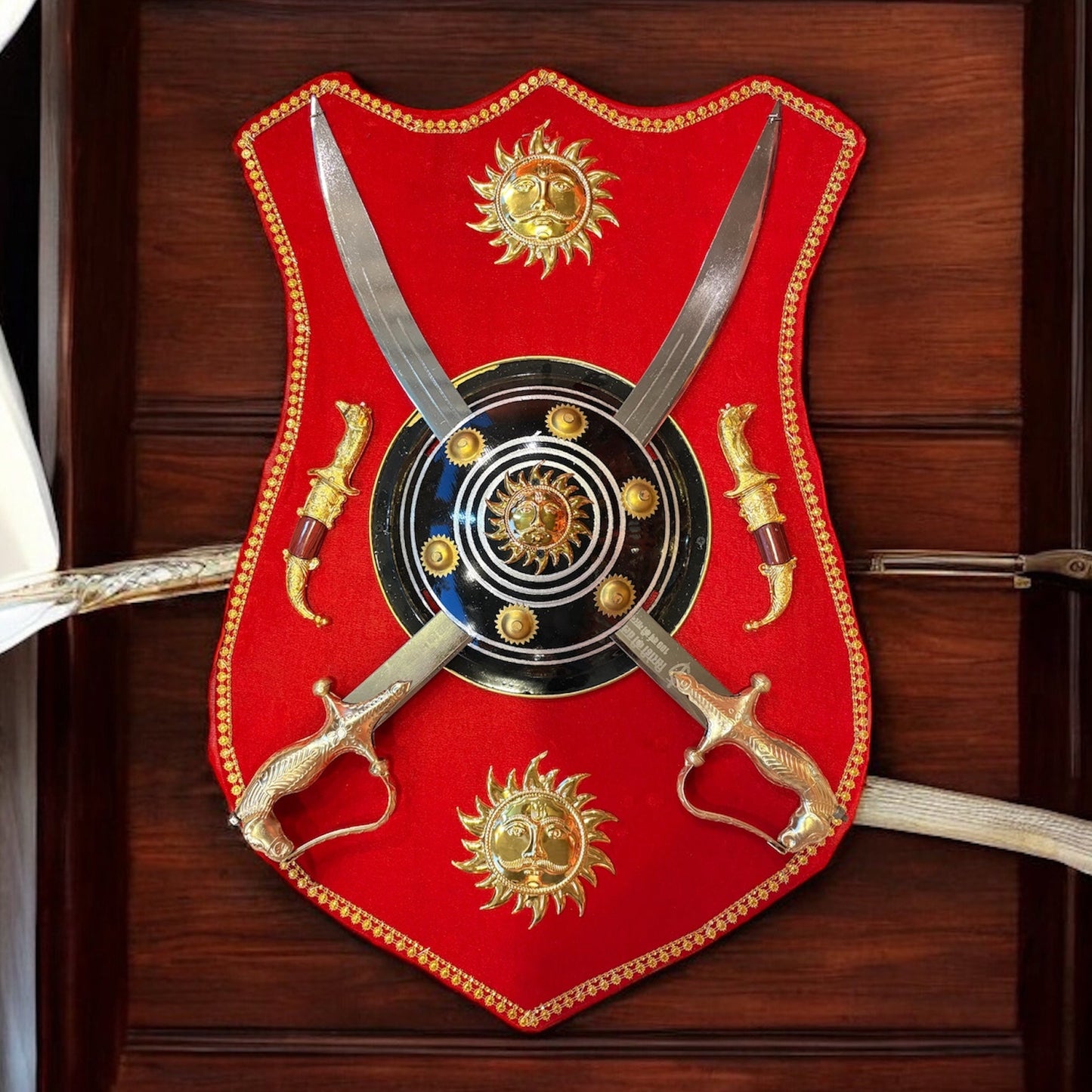 Royal Sword & Shield Wall Decor