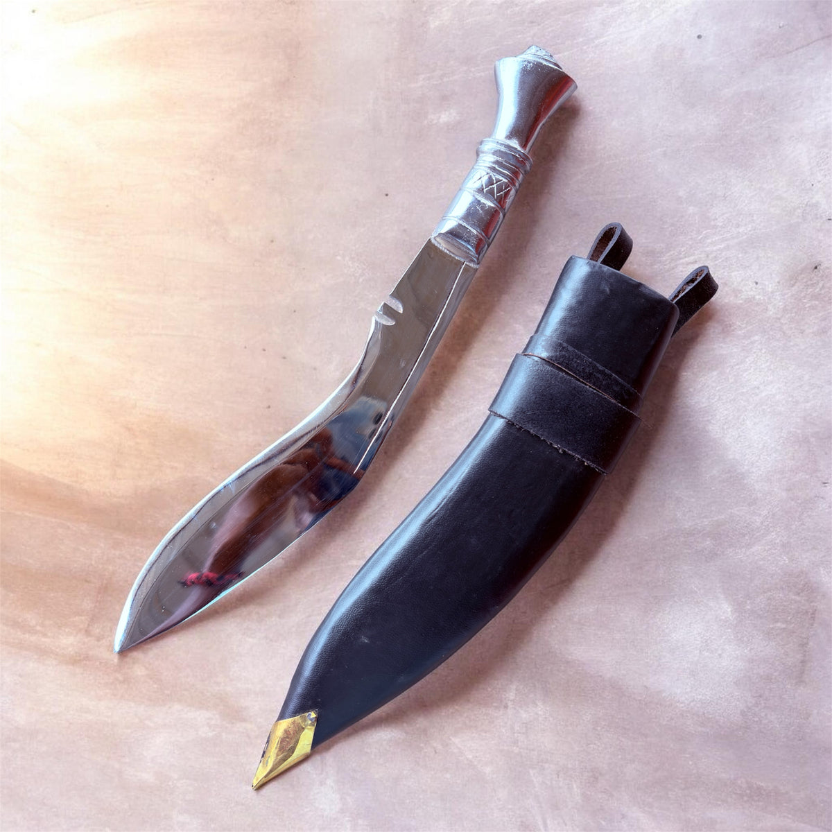 Nepalese (Khukuri)With Leather Sheath